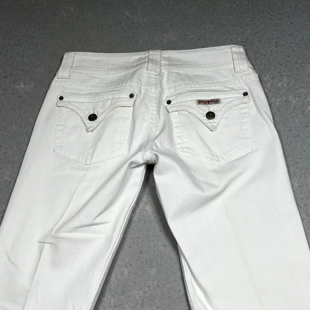 Hudson Jeans White Women's Boot Cut Jeans - Picture 12 of 16